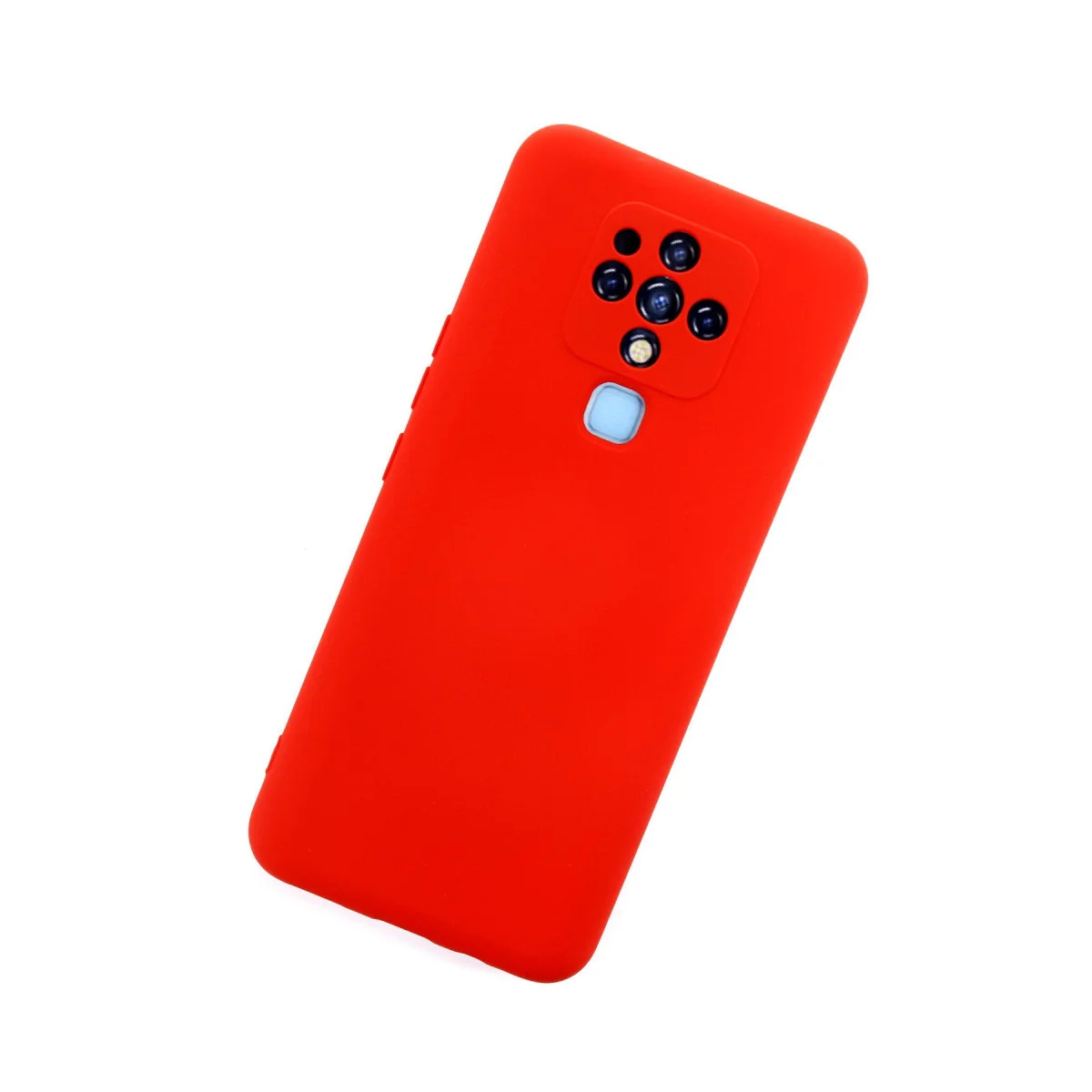 Camon 16 Nano İçi Kadife Silikon Kılıf - Kırmızı Koruma ve Şıklık