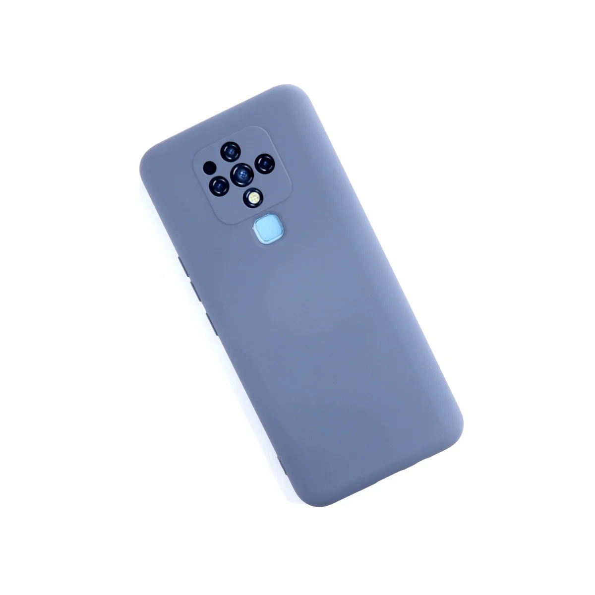 Camon 16 Nano İçi Kadife Silikon Kılıf - Gri