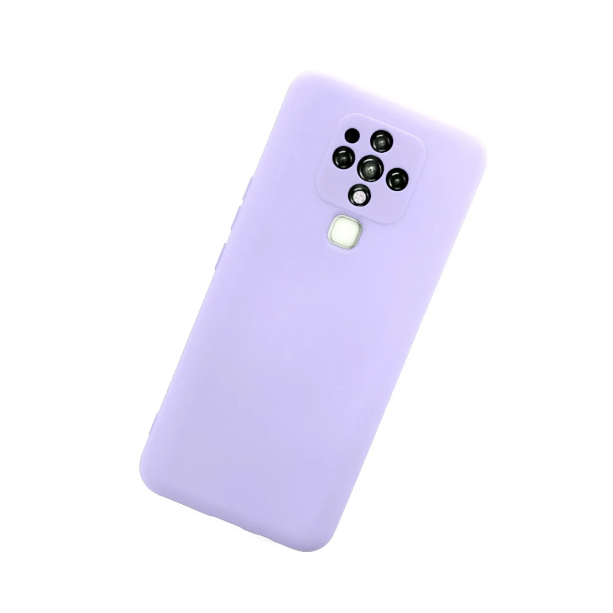 Camon 16 Nano İçi Kadife Silikon Kılıf Lila - Yerli Üretim Ultra Şık Koruyucu