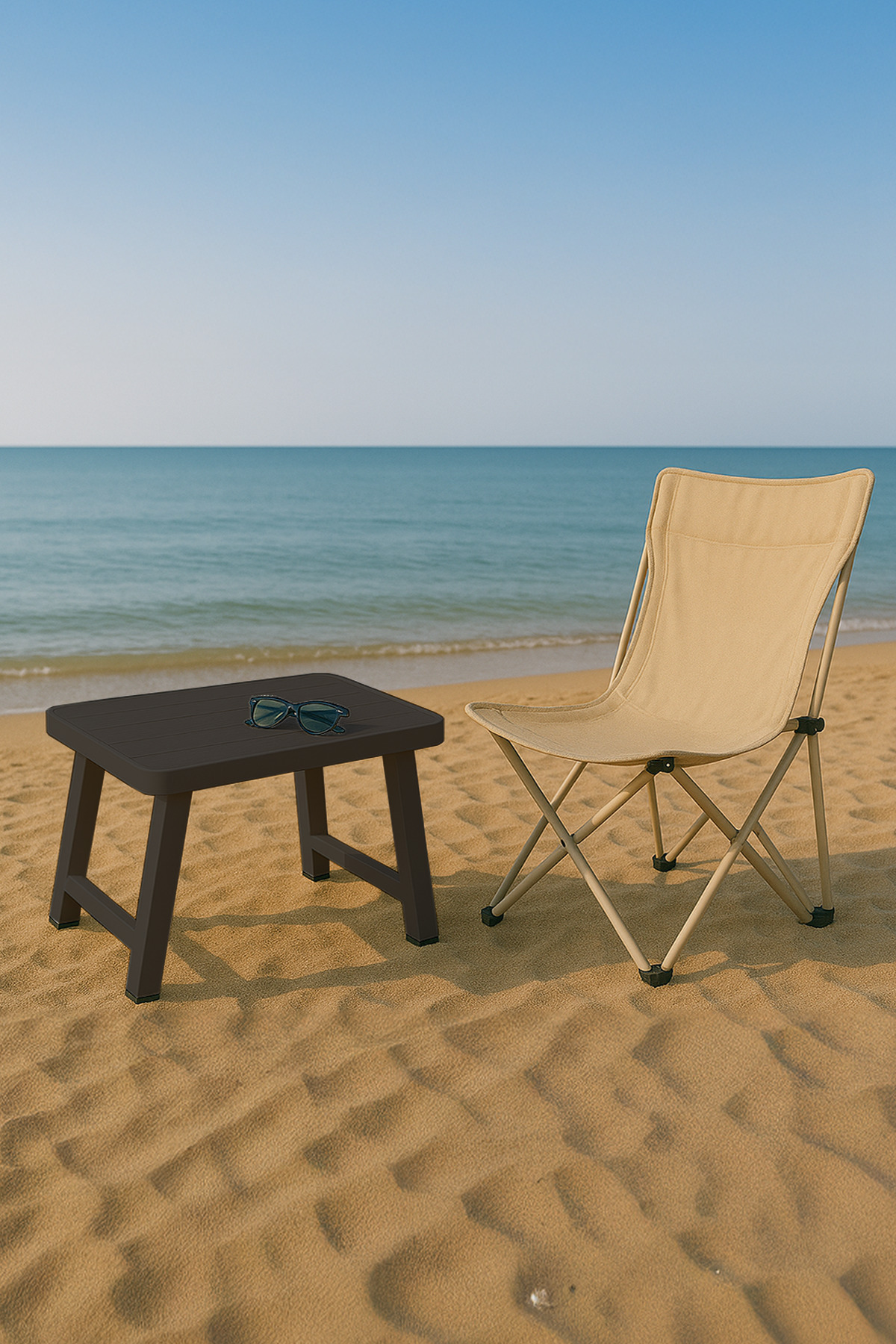 Mutfaksultani Campmate Orta Boy Siyah 40*50 Katlanabilir Suya Dayanıklı Kompakt