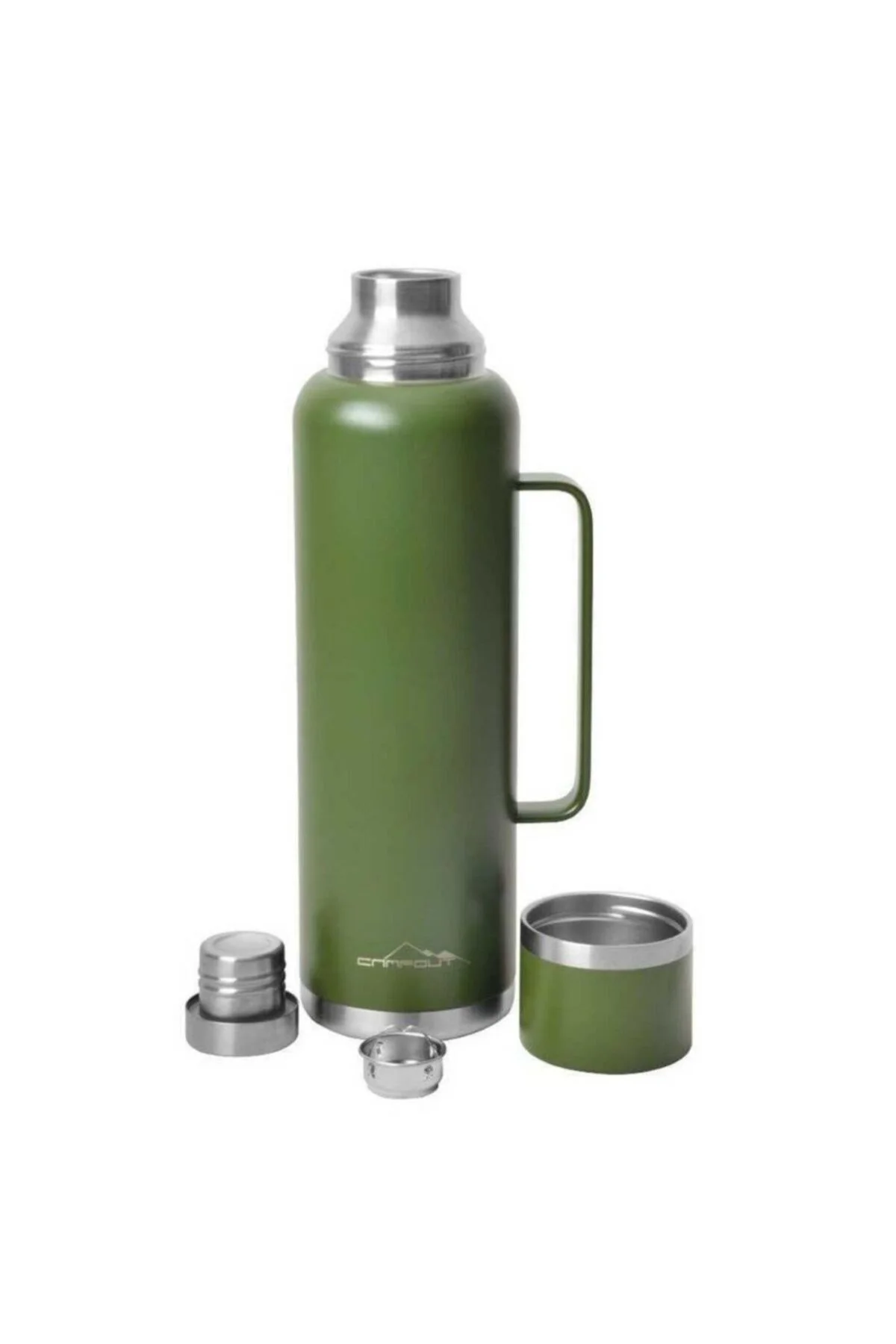 Campout Çift Katmanlı Termos Yeşil 1500Ml