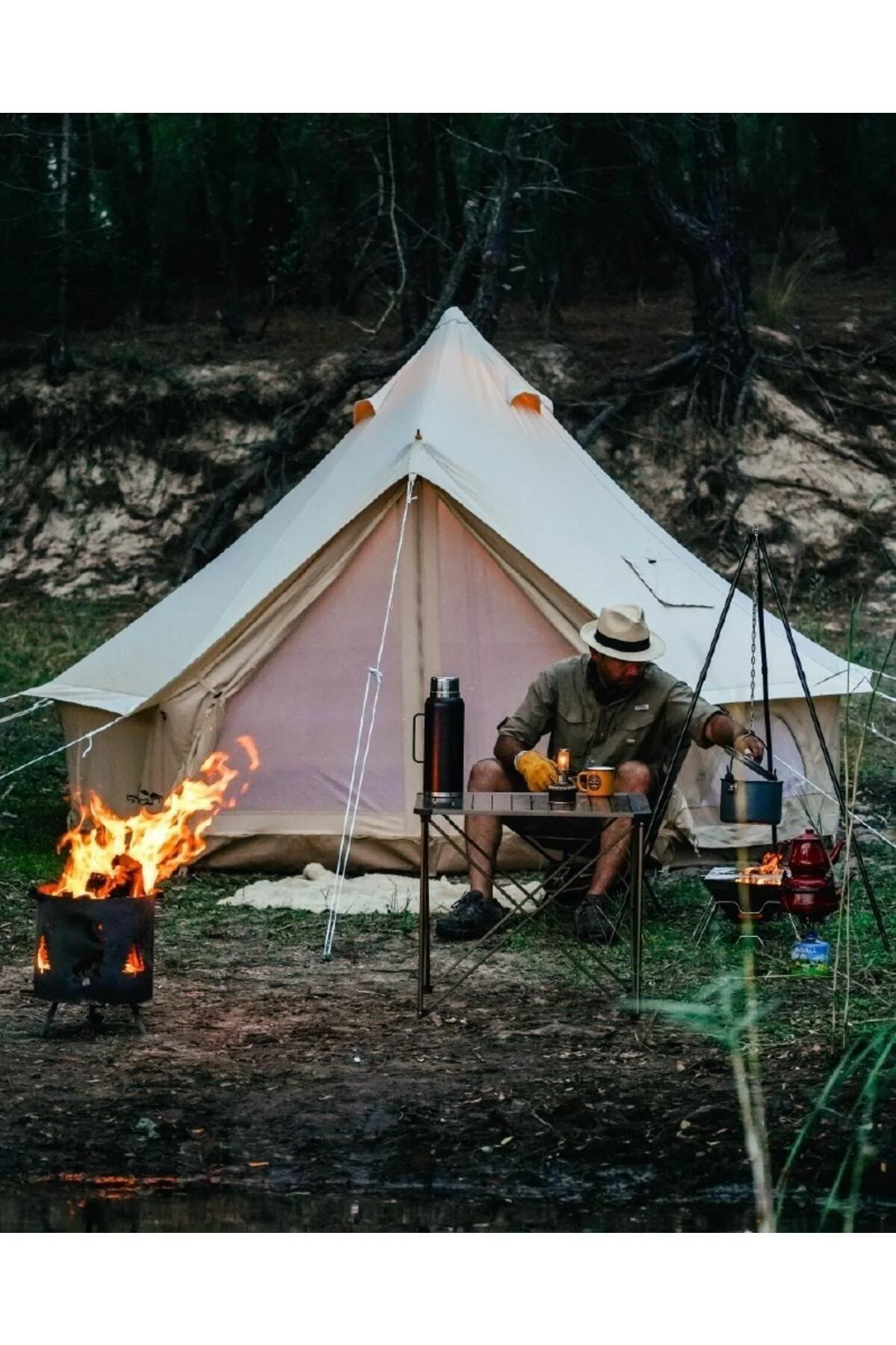 Campout Kanvas Çadır 4 Mt