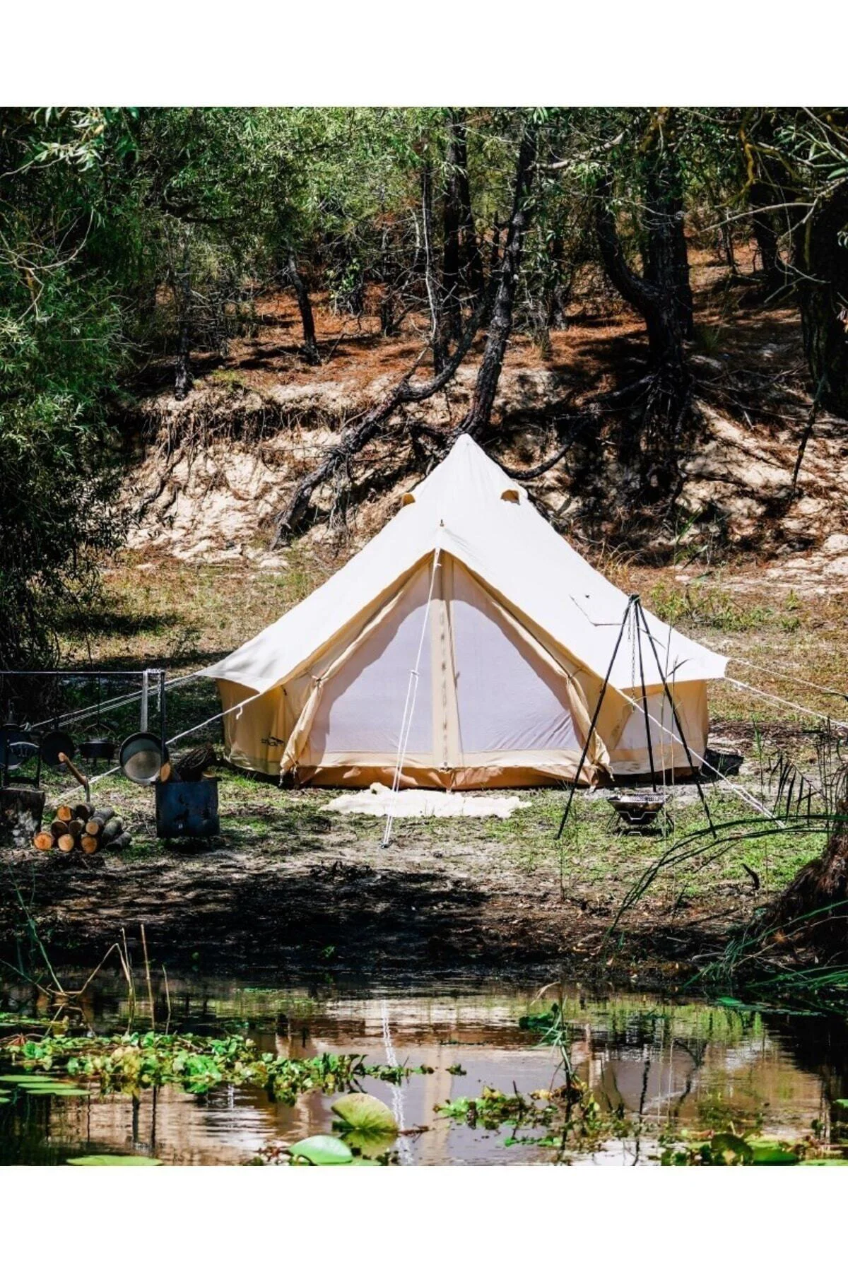 Campout Kanvas Çadır 4 Mt