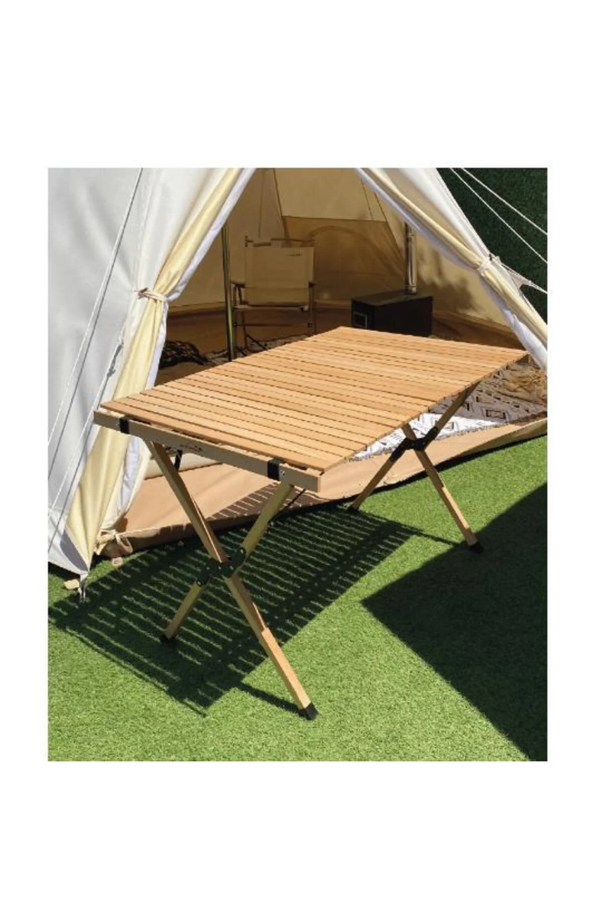CAMPOUT KATLANIR AHŞAP MASA