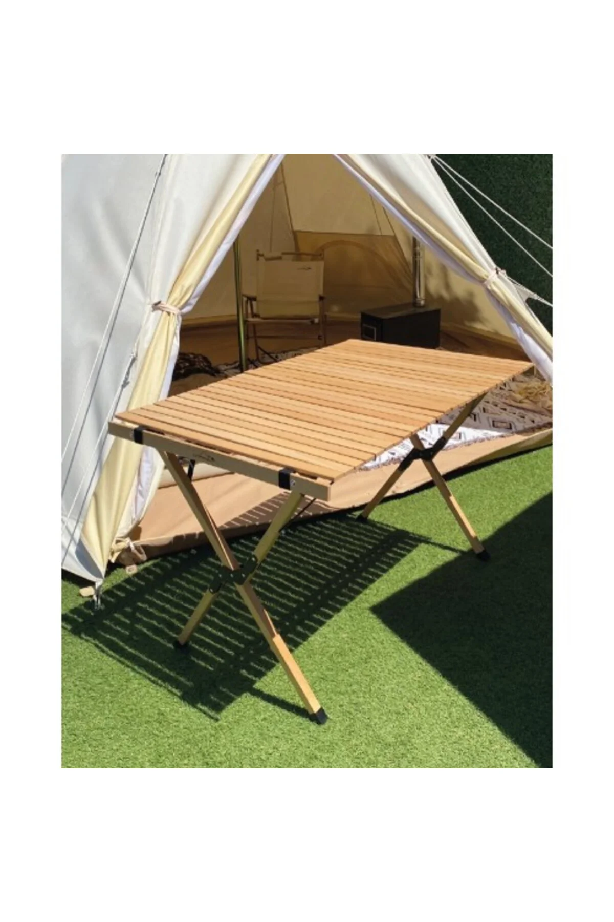 CAMPOUT KATLANIR AHŞAP MASA