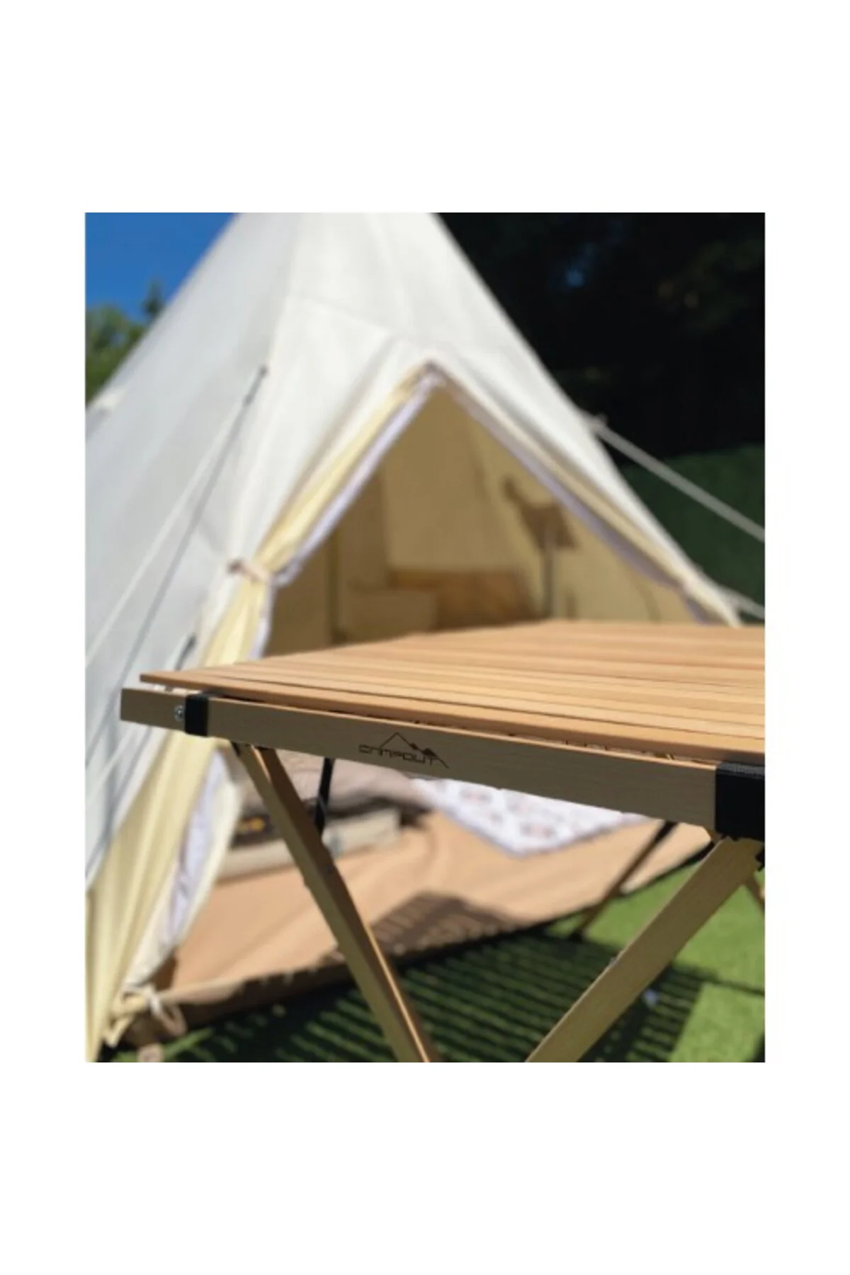 CAMPOUT KATLANIR AHŞAP MASA