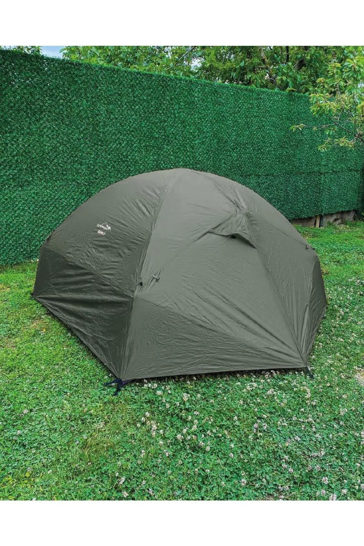 Campout Neptune-3 Çift Katmanlı 4 Kişilik Haki Renk Kamp Çadırı