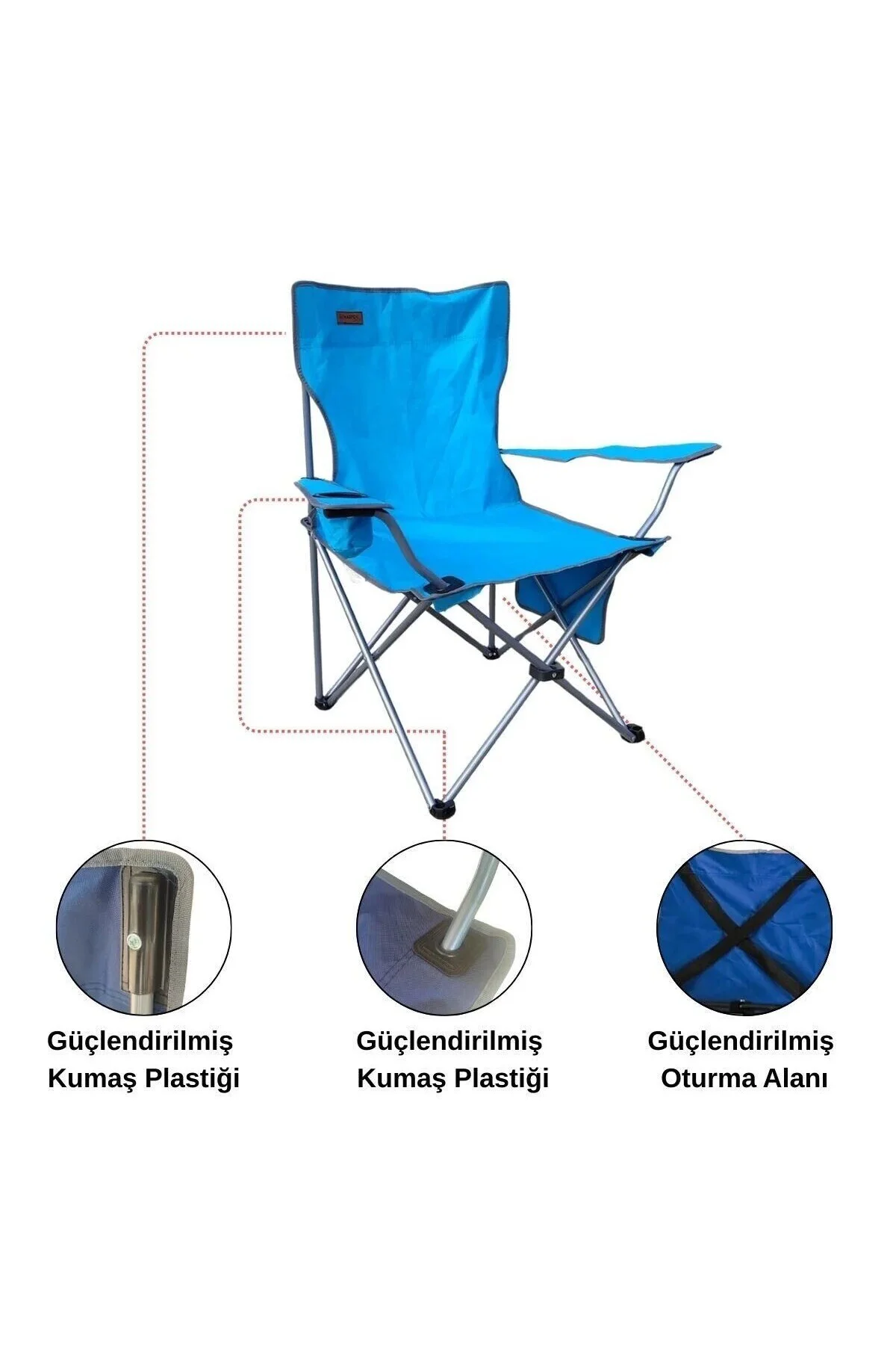 CampSeat X90 Katlanır Kamp Sandalyesi (Taşıma Çantalı)