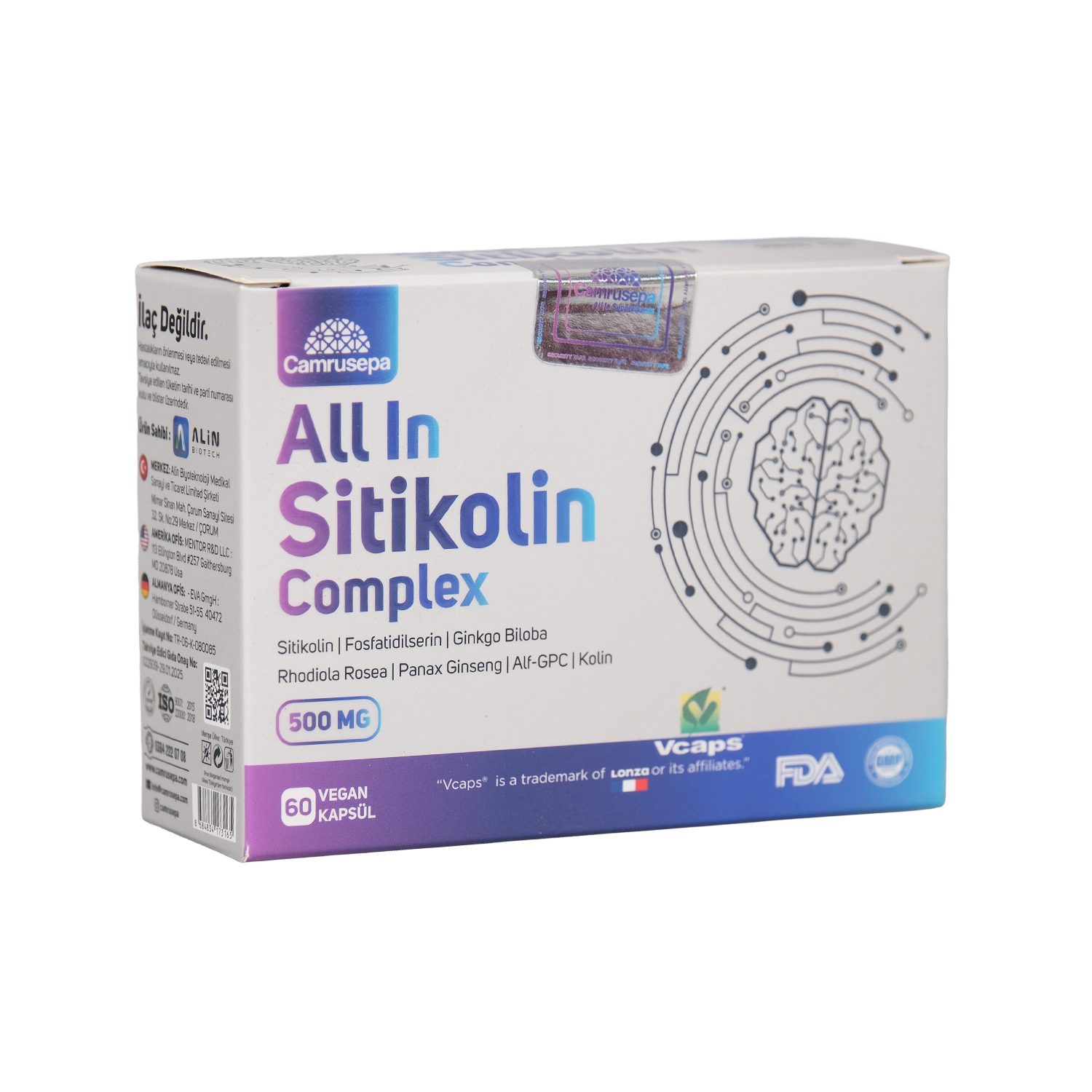 Camrusepa All In Sıtıkolın Complex 60 Kap