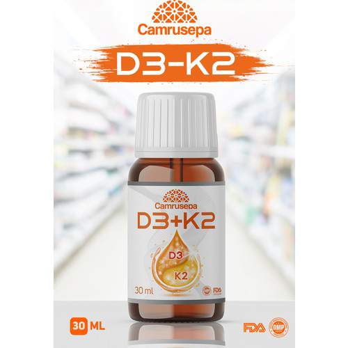 Alvita Camrusepa Vitamin D3+K2 30 Ml