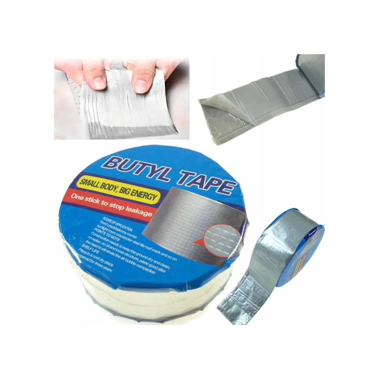 Çamur Bant 10 Cm X 5 Mt Sakız Bant Su Geçirmez Boru Çatı Çatlak Yalıtım Bandı