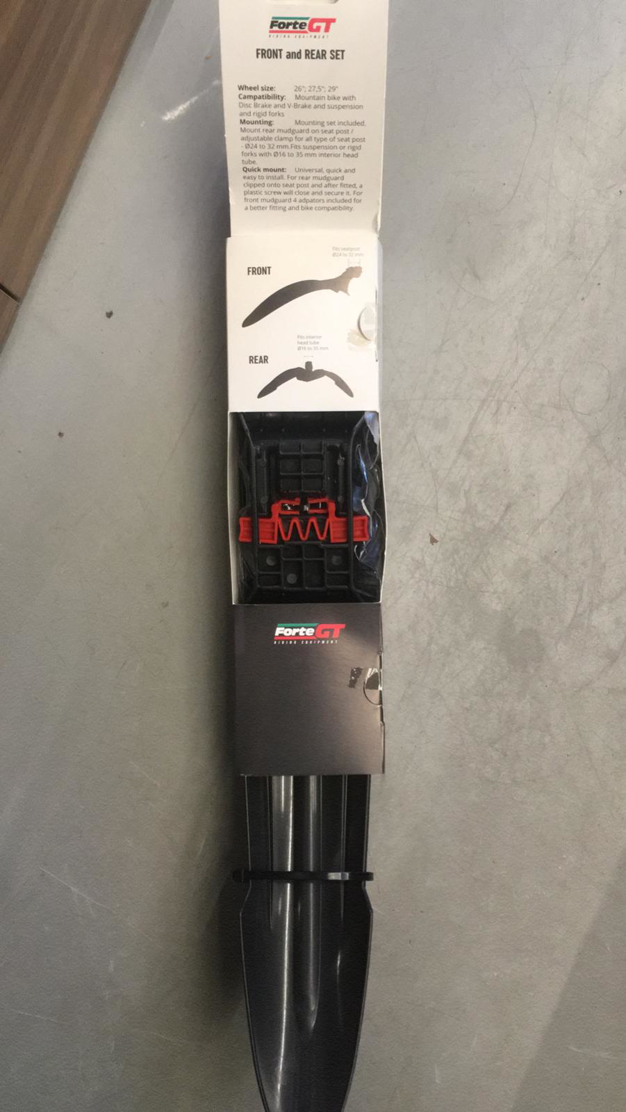 Çamurluk  (26-27.5 jant)siyah Forte Gt
