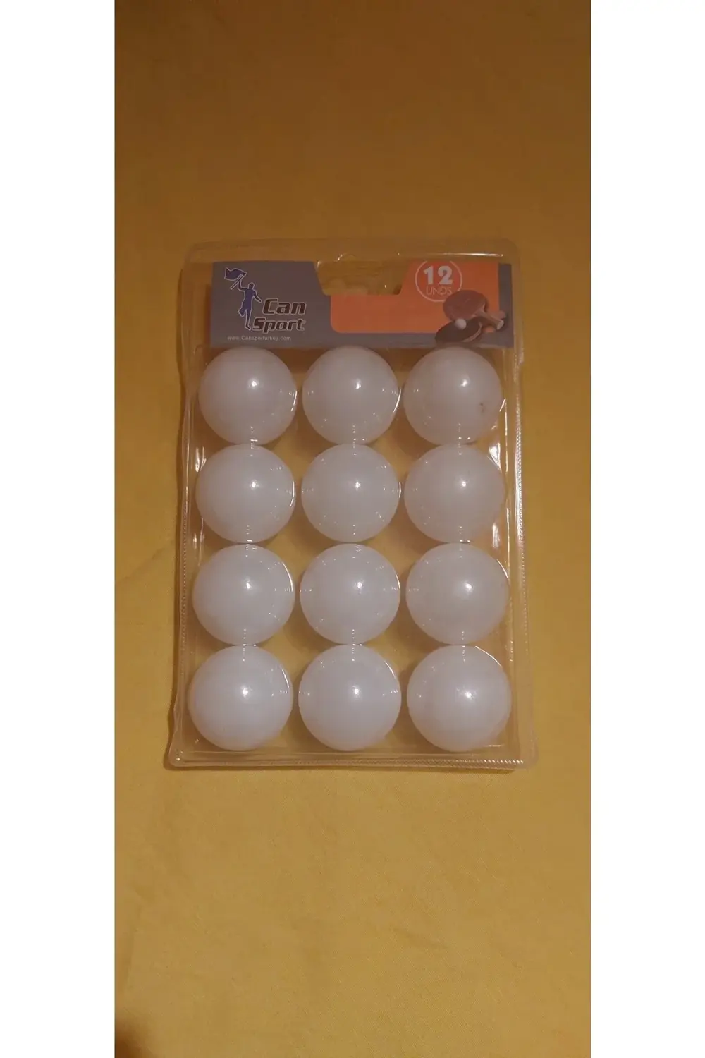 Can Sport 12li Renkli Pinpon Topu
