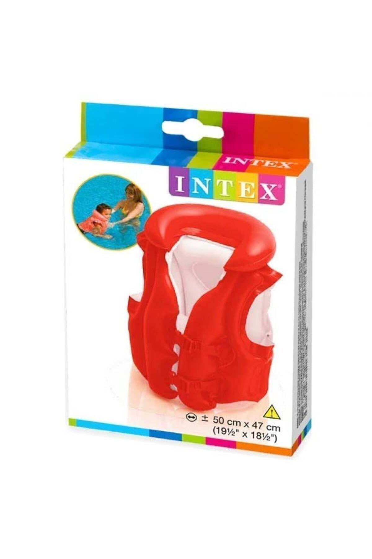 İntex Can Yeleği Kırmızı 50X47 Cm 58671