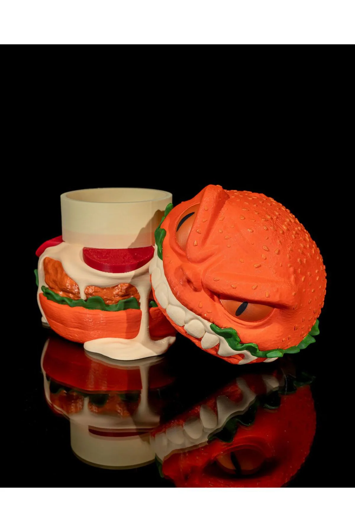Canavar Hamburger Saklama Kutusu 16CM