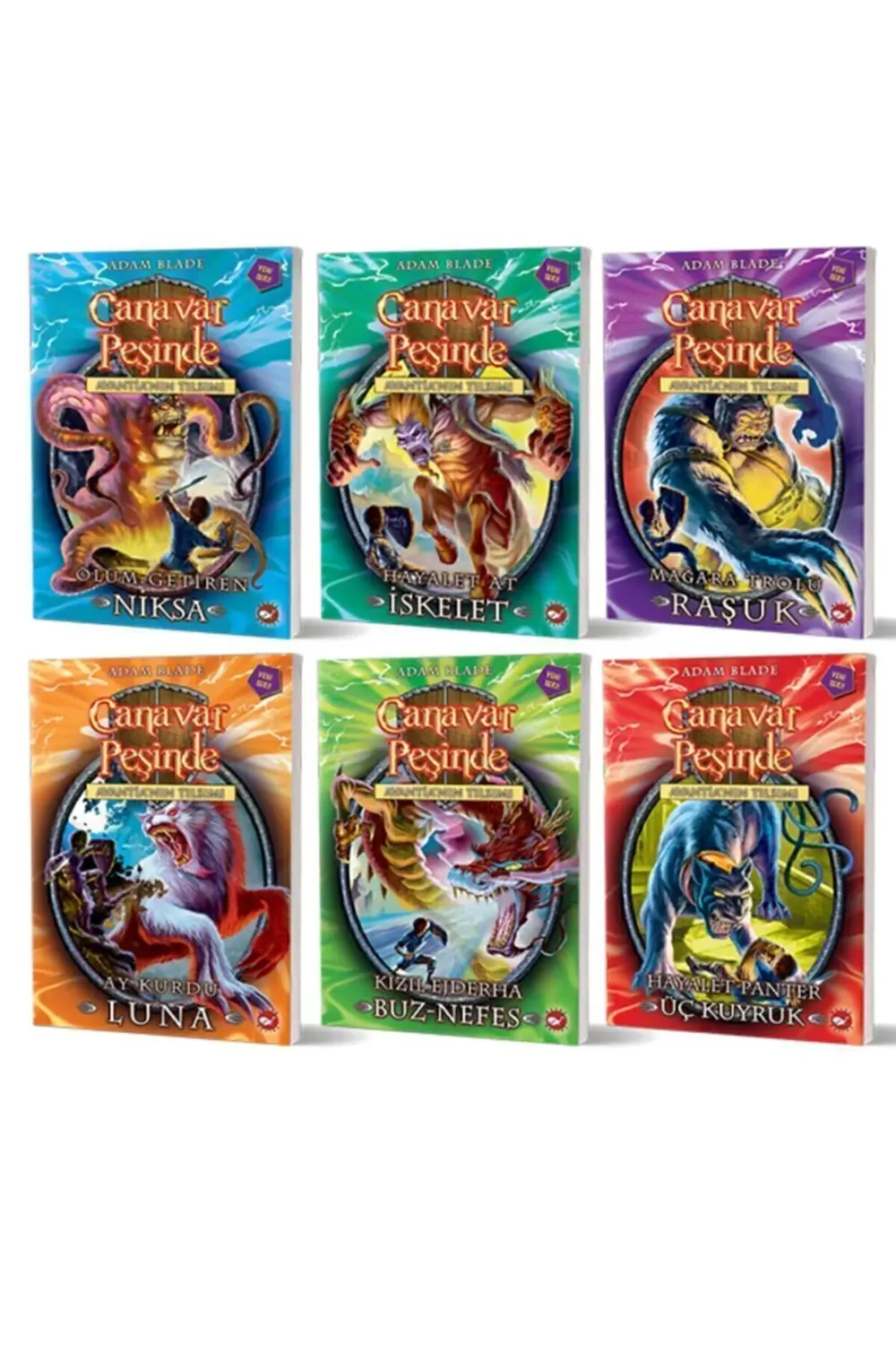 Canavar Peşinde Serisi Avantia'nın Tılsımı Macerası (19-24) Seti