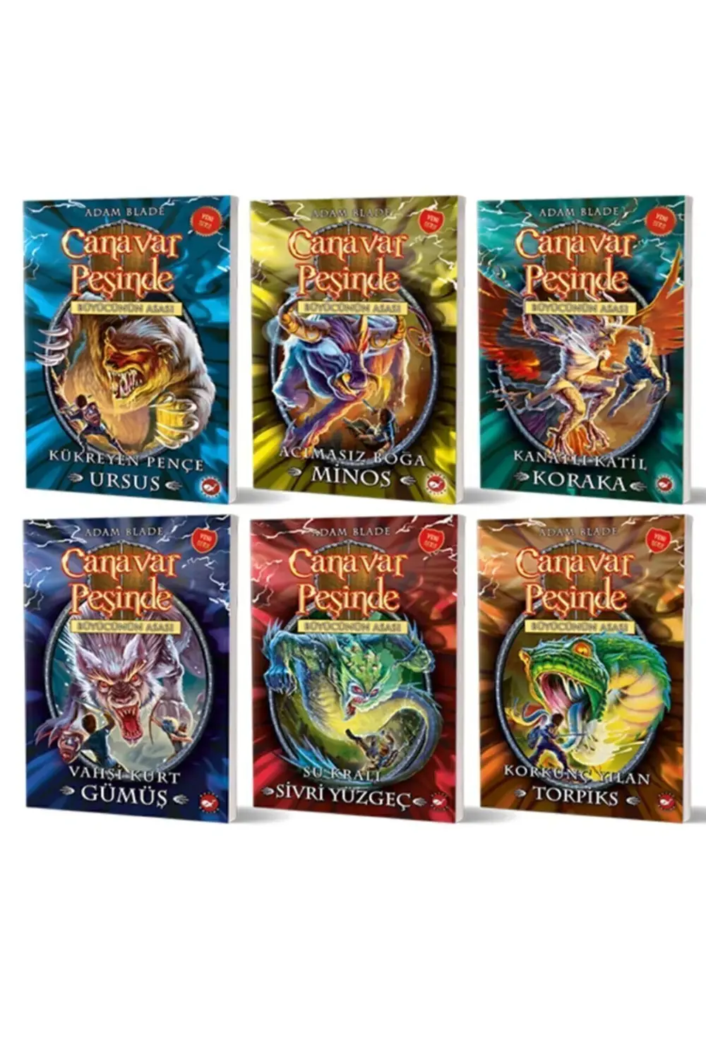 Canavar Peşinde Serisi Büyücünün Asası Macerası (49-54) Seti - (6
