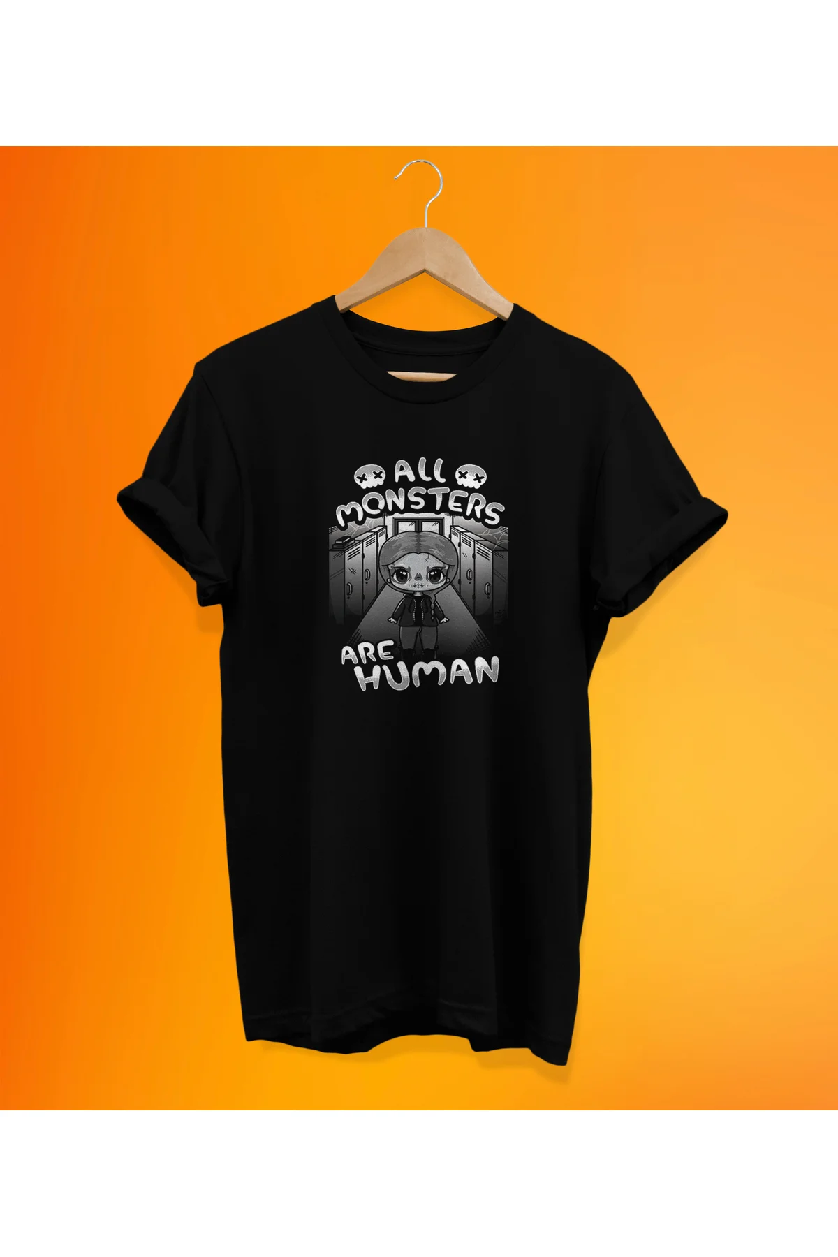 Canavarların Hepsi İnsan Baskılı Siyah, %100 Pamuk, Oversize, Büyük Beden T-Shirt Fiyatı, Yorumları ve Özellikleri