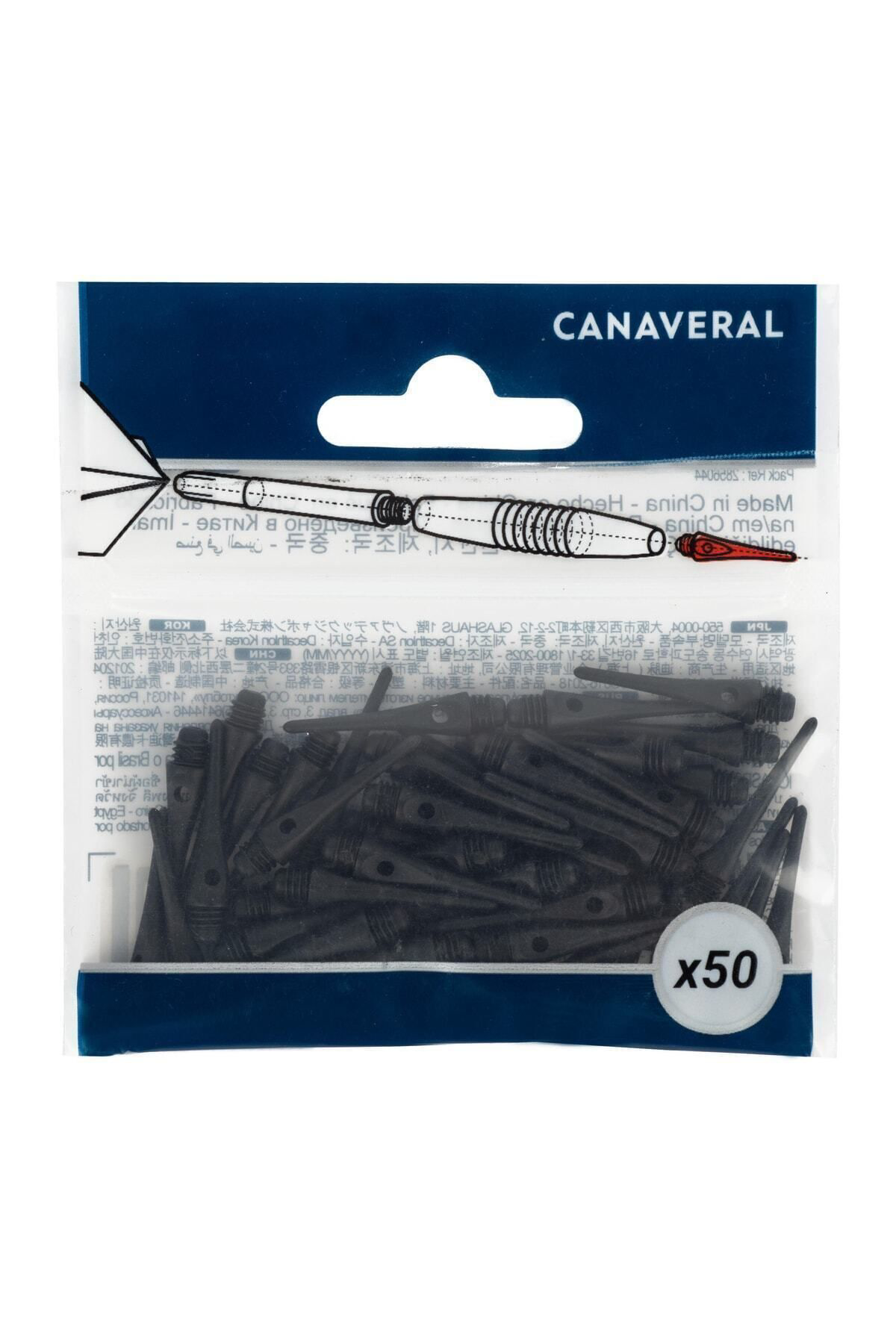 Canaveral Dart Oku Ucu - Siyah - Plastik - 50 Adet