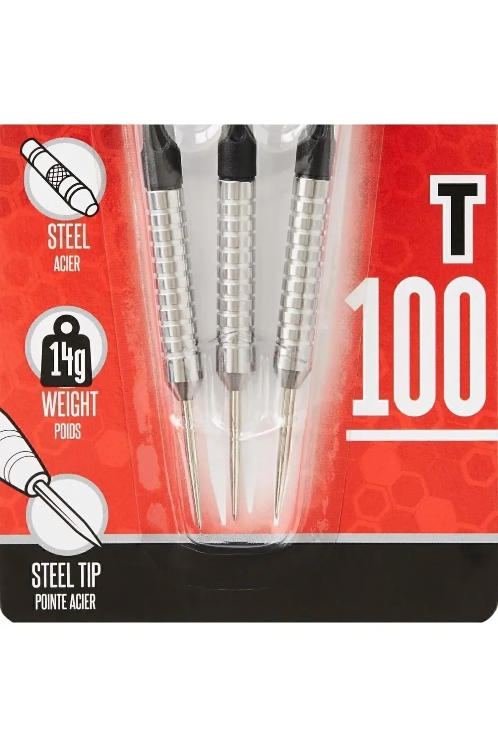 Canaveral T100 Canaveral Dart Oku - 3'lü - Siyah - Çelik Uç