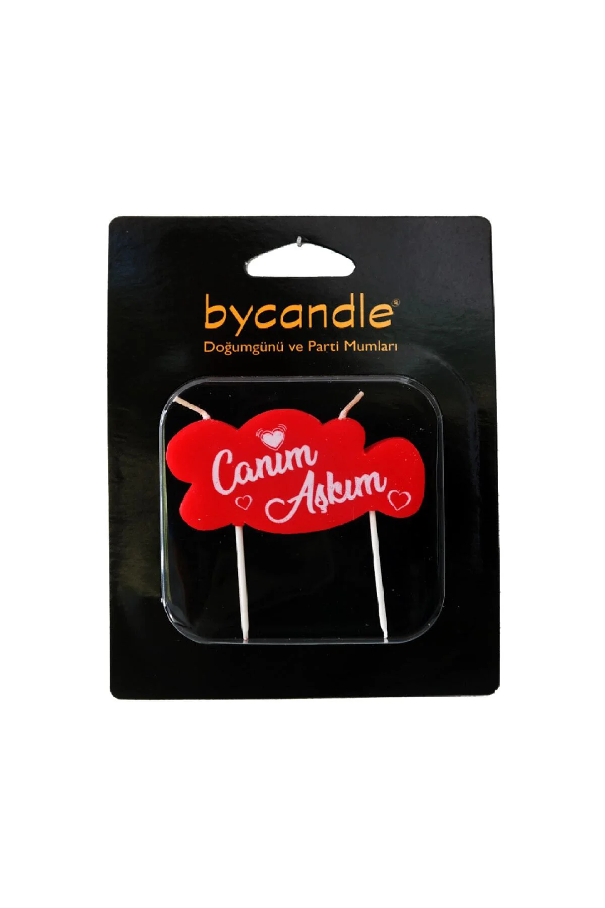 Canım Aşkım Temalı Pasta Mumu