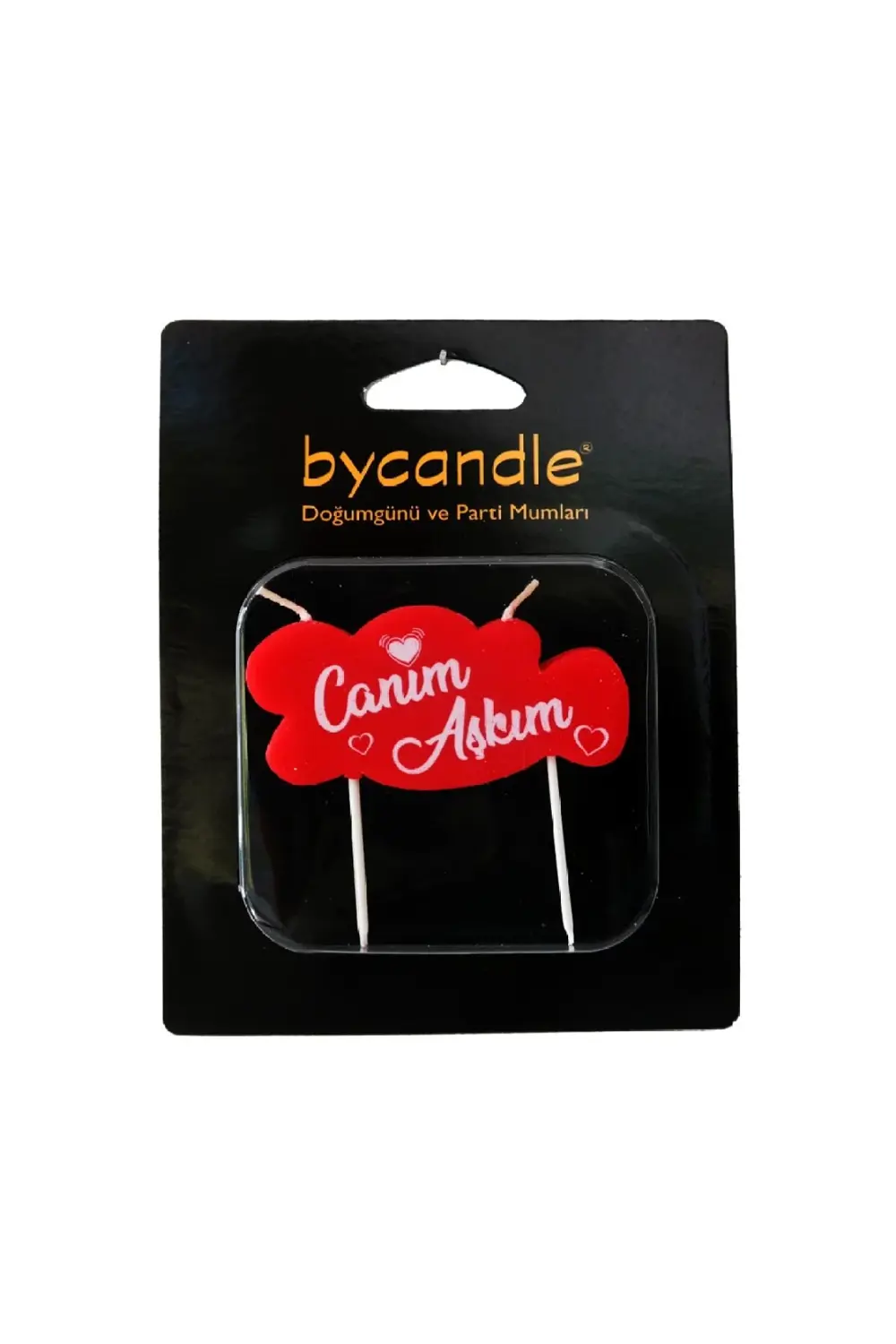Canım Aşkım Temalı Pasta Mumu