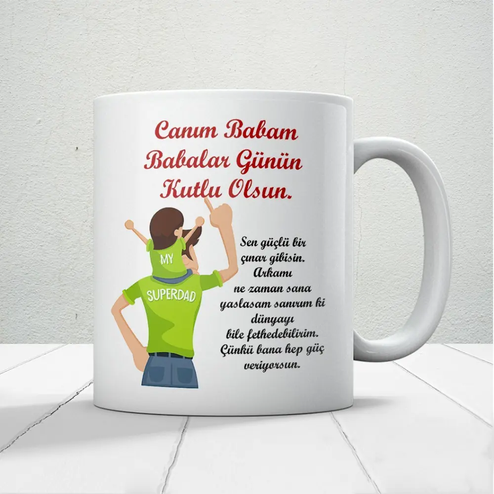Canım Babam Baskılı Babalar Günü Kupa Bardak Kahve Kupa Bardak-17 Canım Babam Baskılı Babalar Günü Kupa Bardak Kahve Kupa Bardak-17