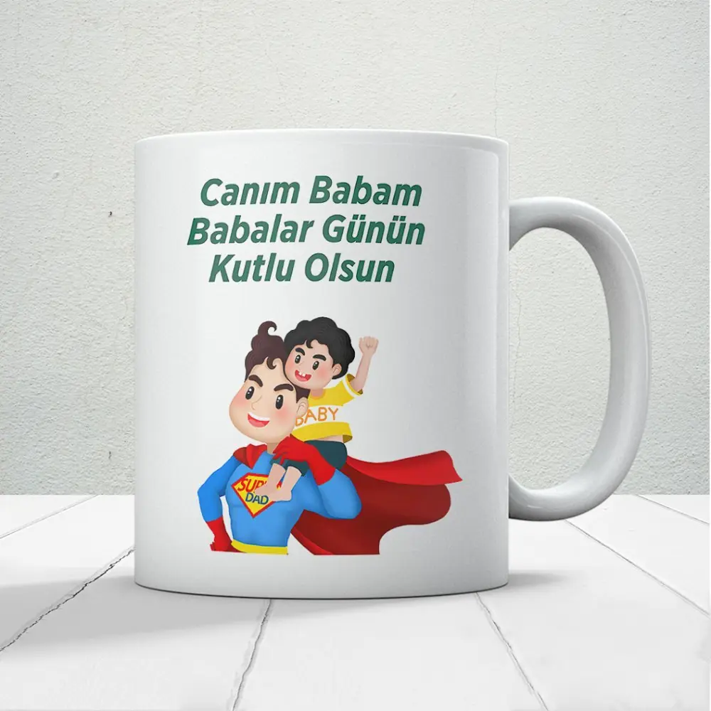 Canım Babam Baskılı Babalar Günü Kupa Bardak Kahve Kupa Bardak-5 Canım Babam Baskılı Babalar Günü Kupa Bardak Kahve Kupa Bardak-5
