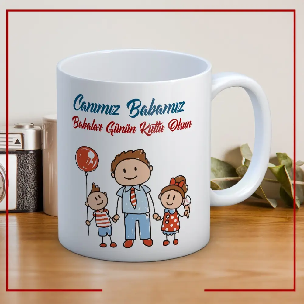 Canımız Babamız Babalar Günü Kupa Bardak Baskılı Kahve Kupa Barda Canımız Babamız Babalar Günü Kupa Bardak Baskılı Kahve Kupa Barda