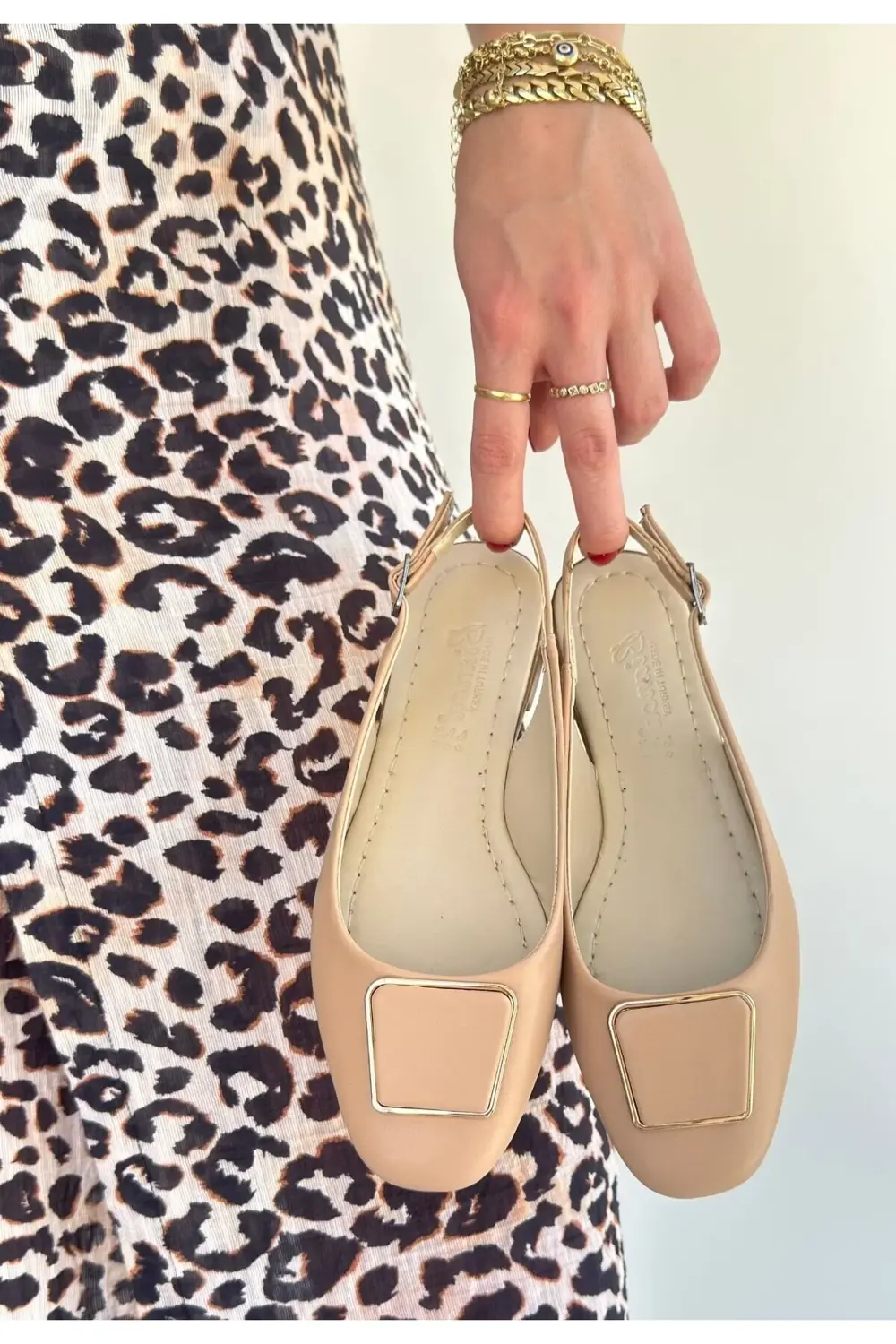 Canka Nude Cilt Babet Ayakkabı