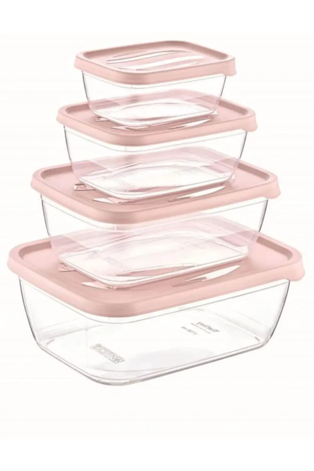 Çankaya 4 Lü Karizma Dikdörtgen Saklama Kabı Seti