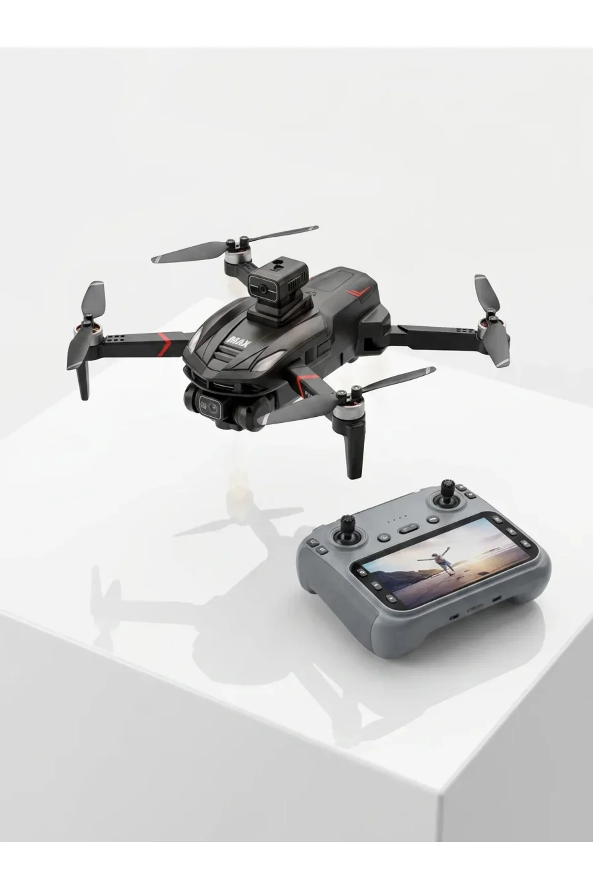 Canlı Görüntü Aktarımlı Çift Kameralı Uzaktan Kumandalı Drone