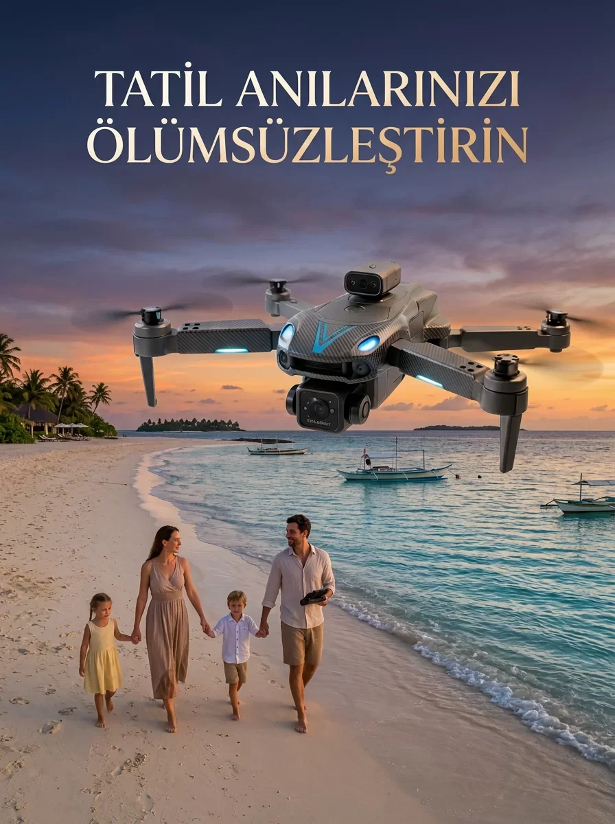 Canlı Görüntü Aktarımlı Katlanabilir Kamera Dron