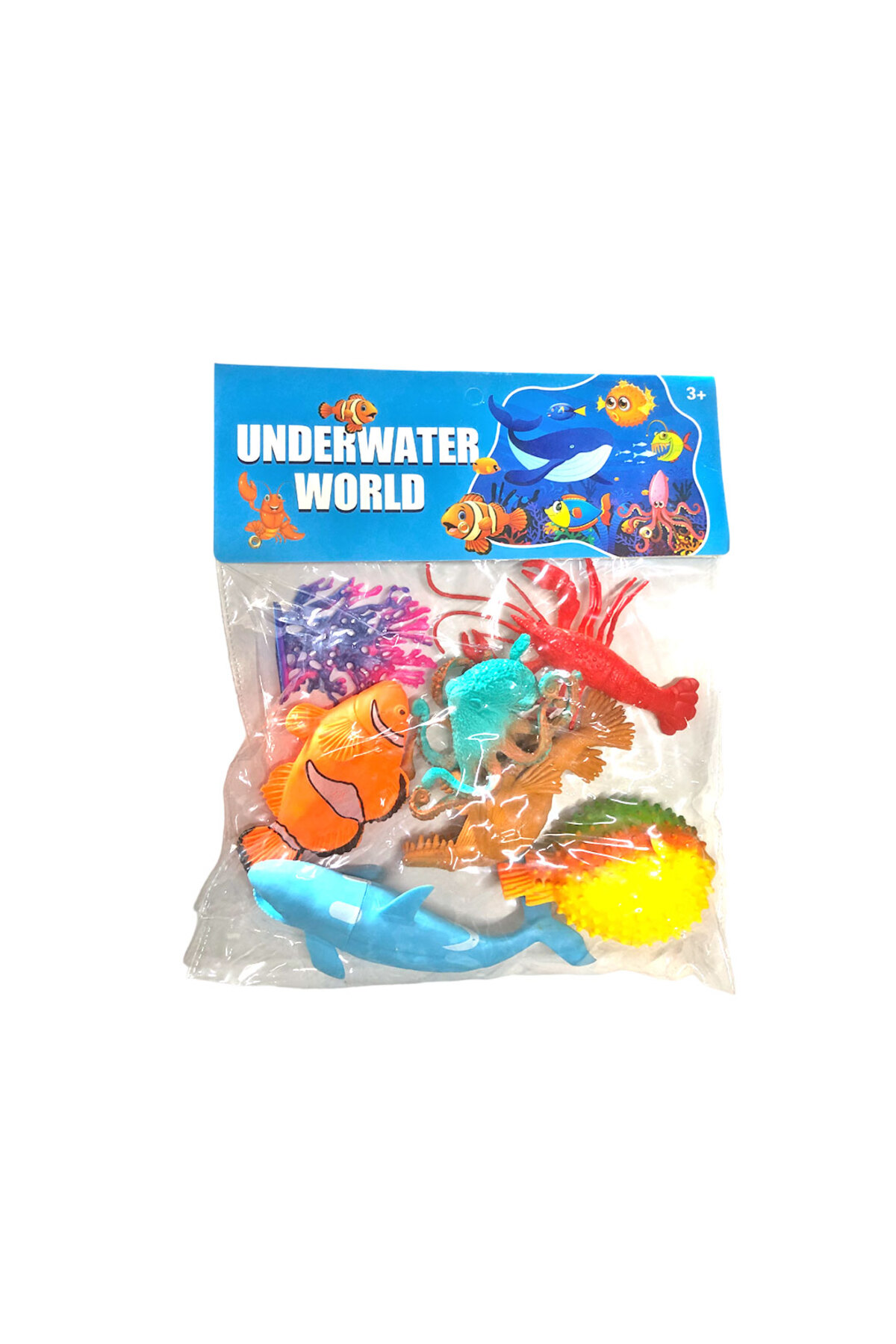 Oyuncak Store Canlı Renklerle Sualtı Canlıları Seti Kırılmaz Yapıya Sahip