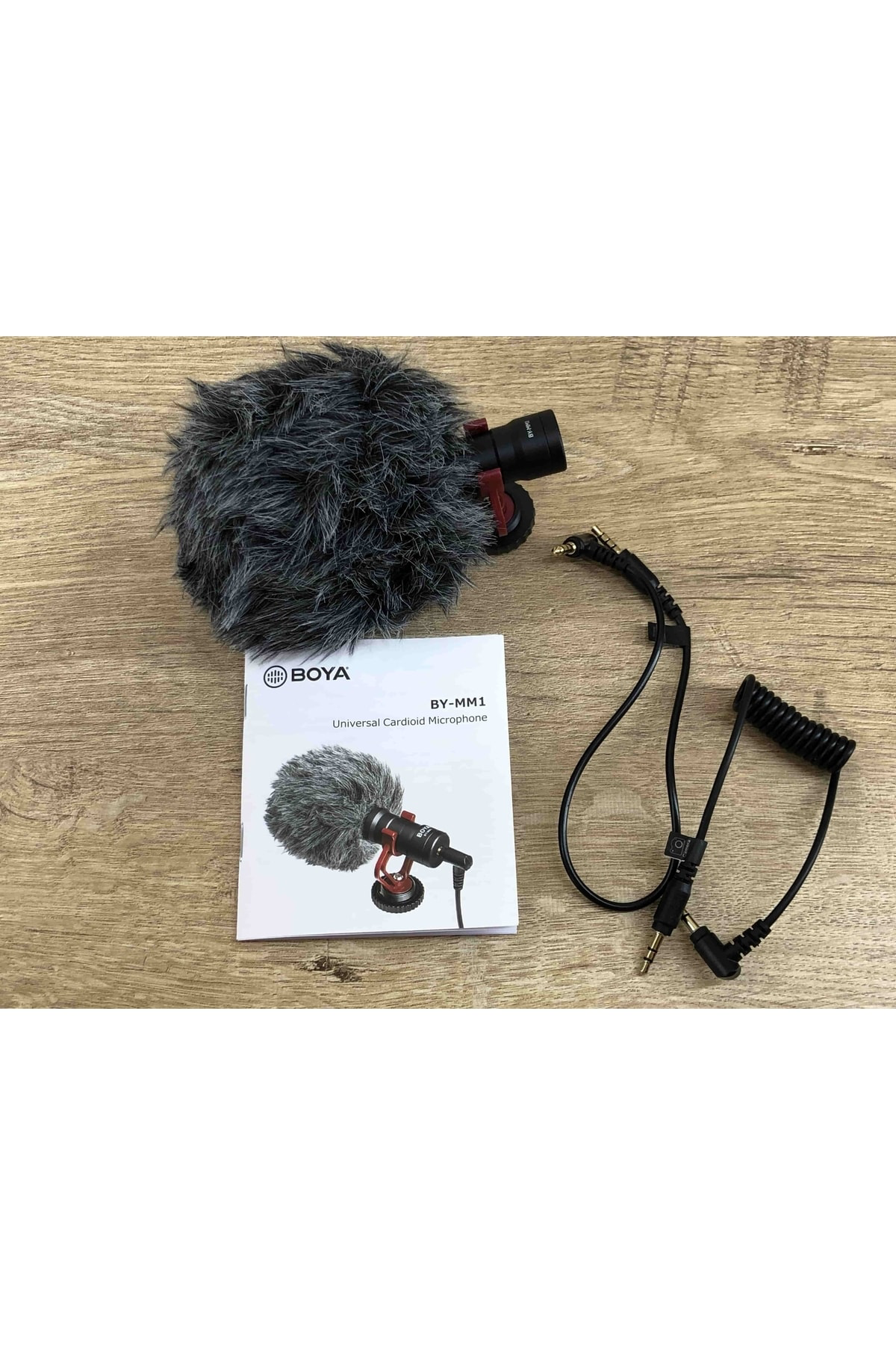 Canlı Yayınlar İçin Özel Rüzgar Nefes Koruma Tüyü Olan Kamera Mik