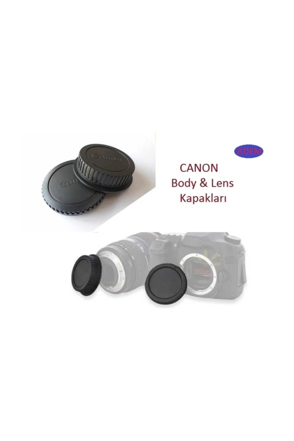Canon 18-135mm Lens Arka Kapaği, Canon Body Kapaği