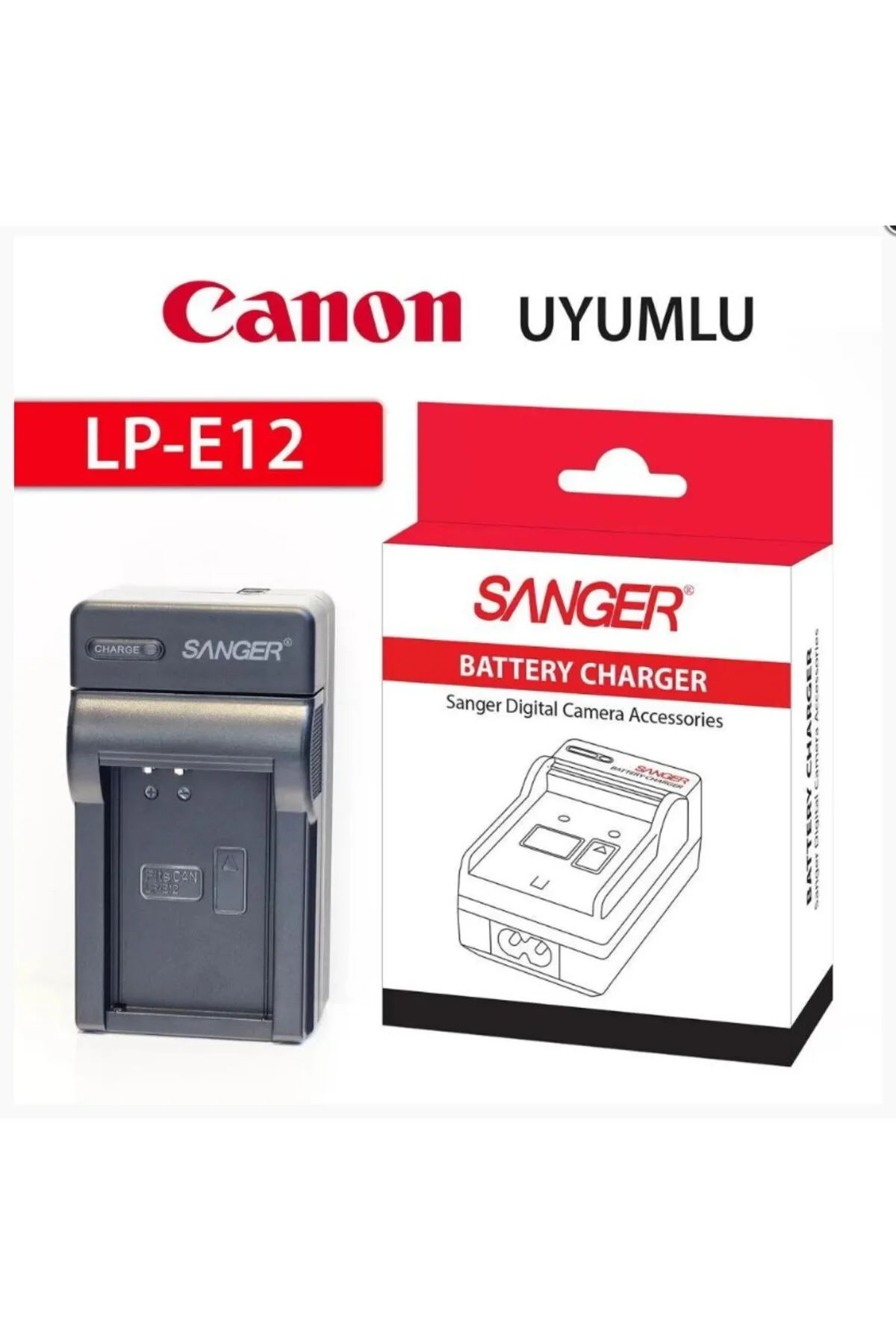 ,canon Eos Lp-e12,,bataryası Ile Uyumlu Şarj Cihazı Aleti.