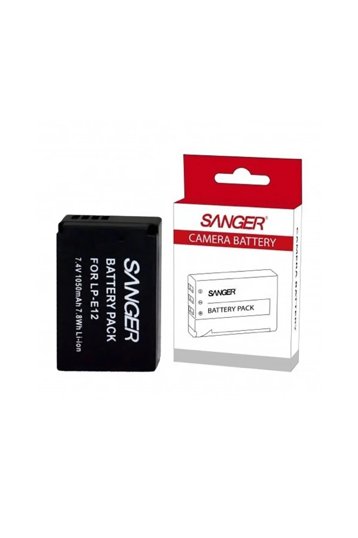 Canon EOS M10 Uyumlu SANGER Fotoğraf Makinesi Bataryası ,1300mah