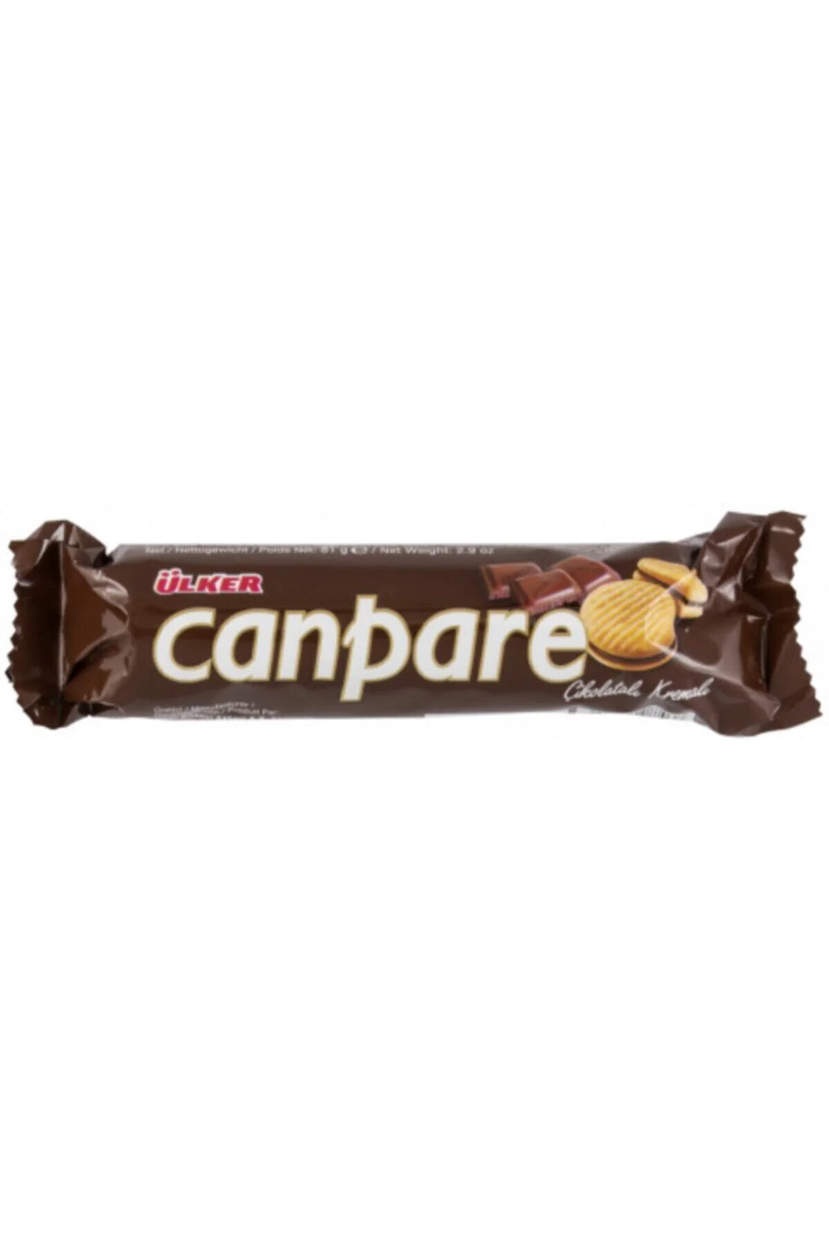 Canpare Çikolata Kremalı Bisküvi 81 Gr (24 Adet)