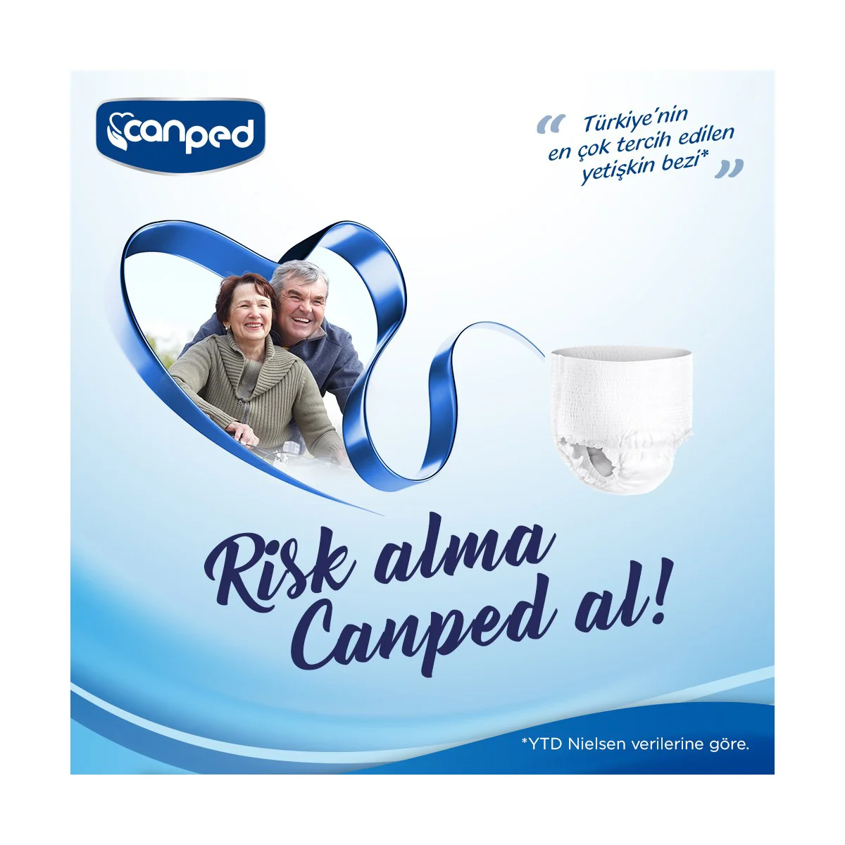 Canped Emici Külot hasta bezi L (büyük) beden 60 adet (2 adet 30 lu paket) Canped Emici Külot hasta bezi L (büyük) beden 60 adet (2 adet 30 lu paket)