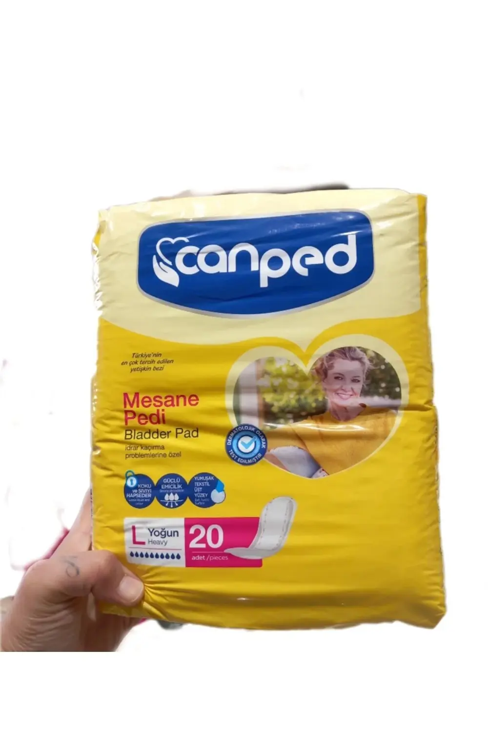 Canped Mesane Pedi Yoğun L Beden 20 Adet