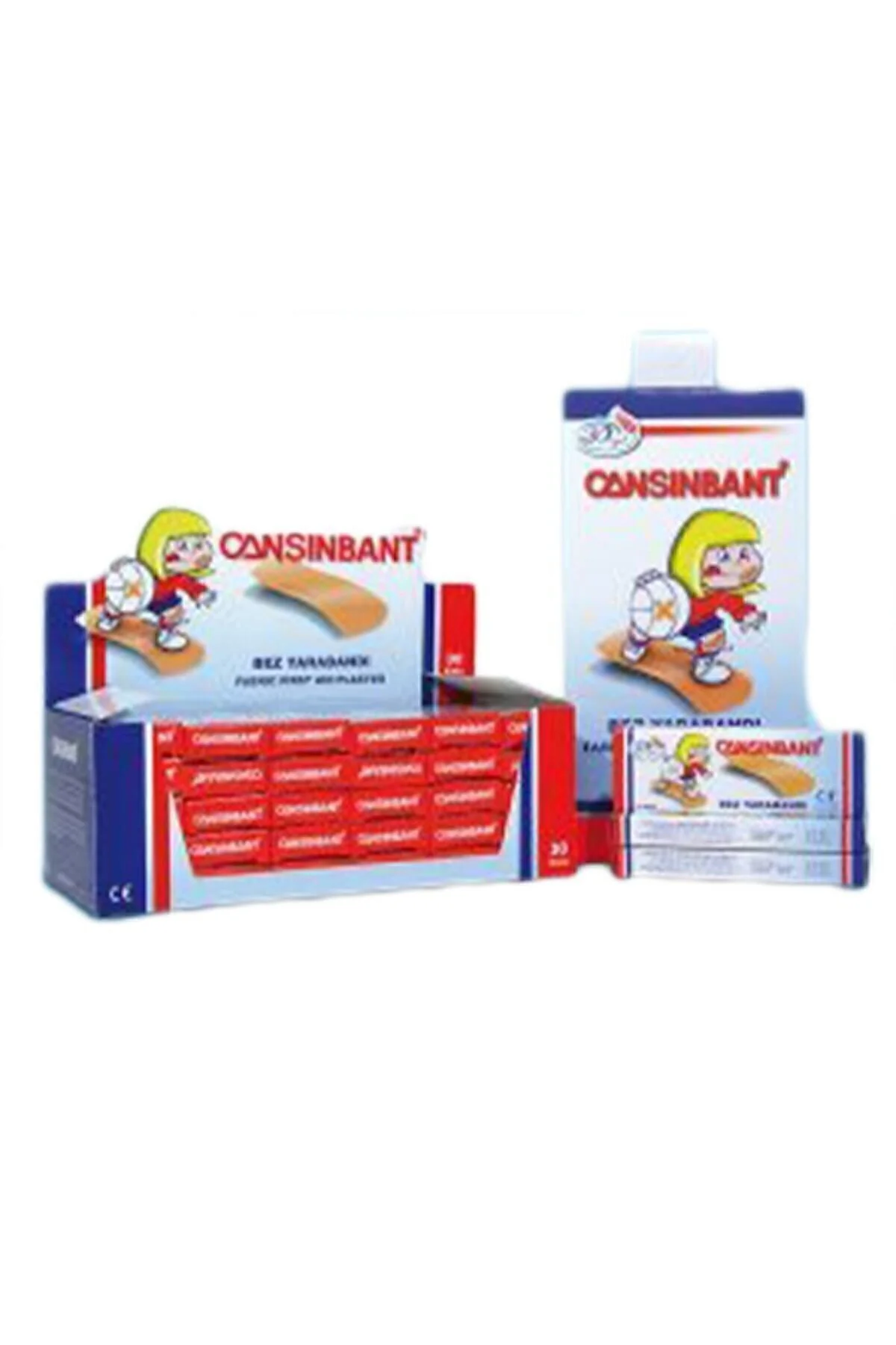 Cansınbant Bez Yarabandı 30'lu Paket (300 Adet) Cansınbant Bez Yarabandı 30'lu Paket (300 Adet)