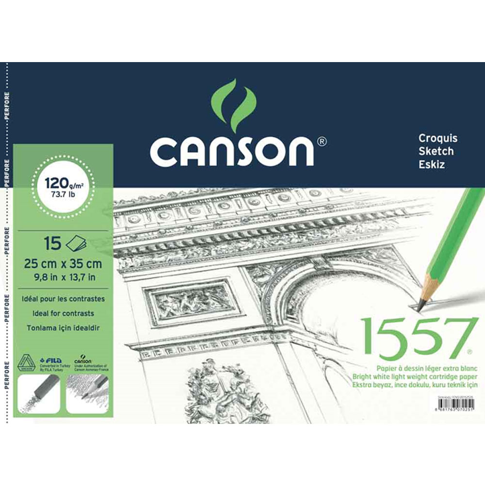 Canson Resim Ve Çizim Blok 120 GR 25x35 15 YP 1557