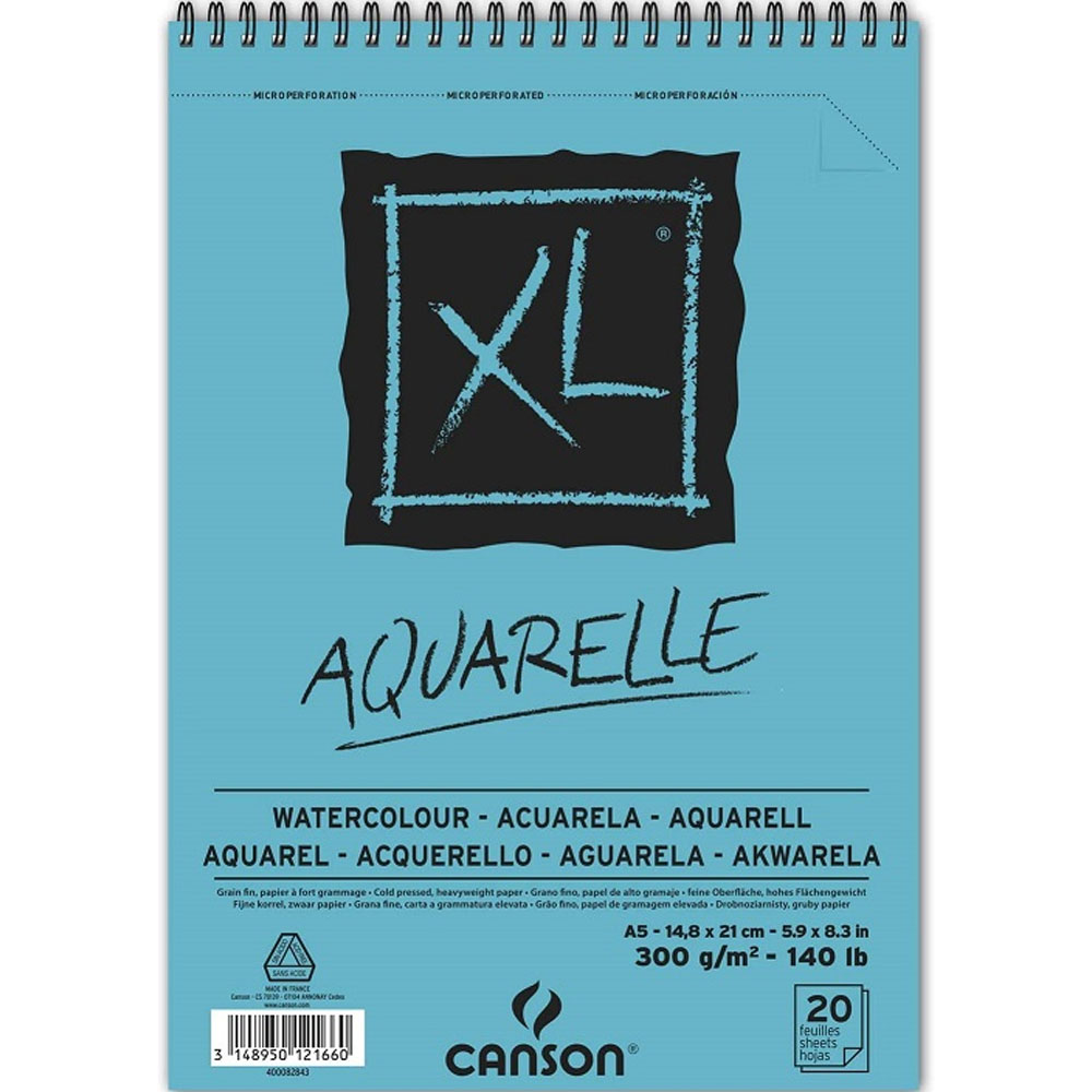 Canson XL Sulu Boya Spiralli Bloklar SPP Canxl Aquarelle 20 Syf A