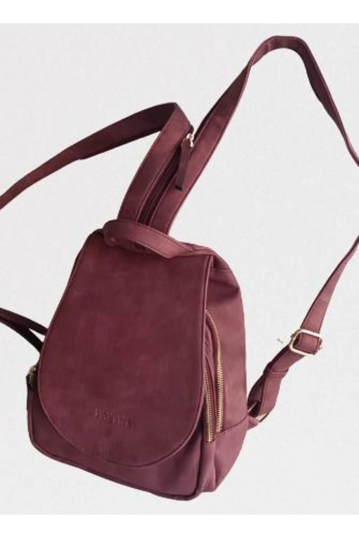 Çanta 90214 Los Angales Polo Club Model 6411 Fuşya Suni Deri El Yapım - Görsel 6