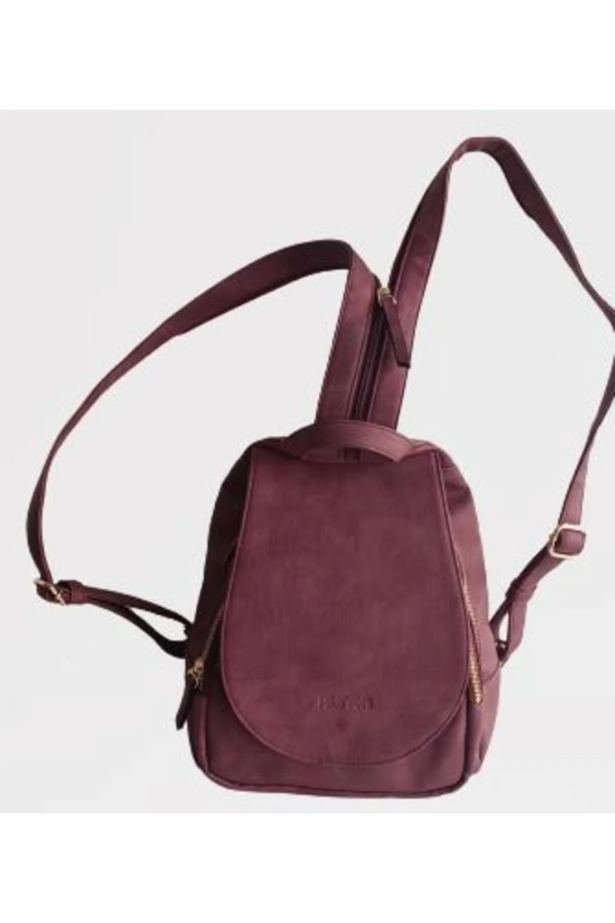 Çanta 90214 Los Angales Polo Club Model 6411 Fuşya Suni Deri El Yapım - Görsel 7