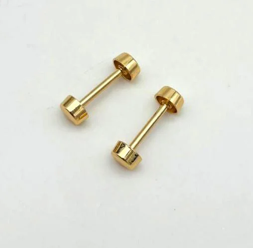 Çanta Aksesuar 3 Cm Vidalı Böce Light Golden Renk (Halter) 2 Adet