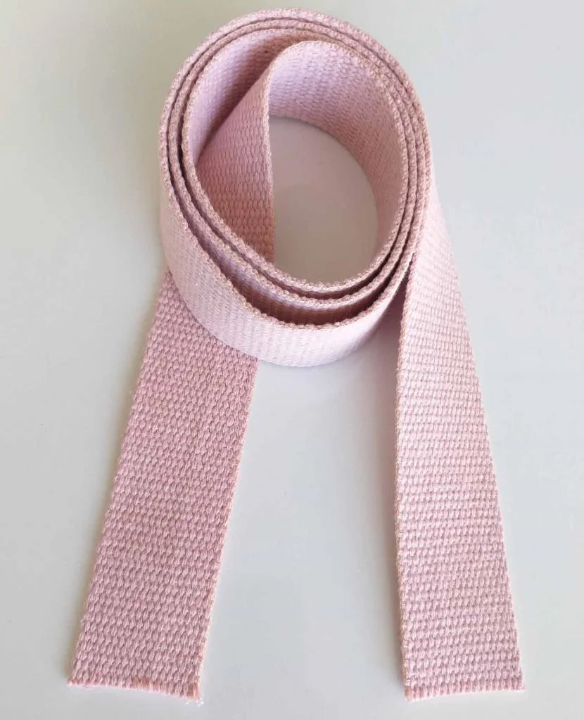 Çanta Aksesuar 4 Cm Pamuklu Kolon 1 Metre Pudra