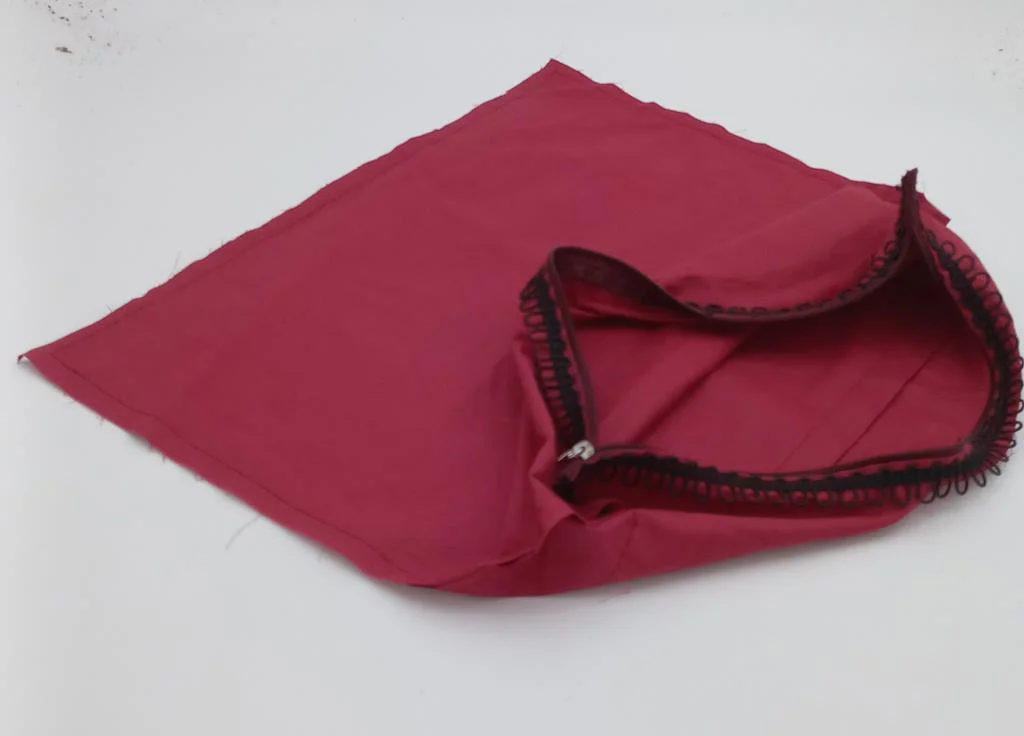 Çanta Aksesuar 45X45 Cm Dikilmiş Fermuarlı Astar Bordo