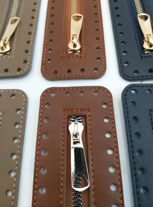 Çanta Aksesuar Derili Fermuar Yeni Model Taba 30 Cm Gümüş